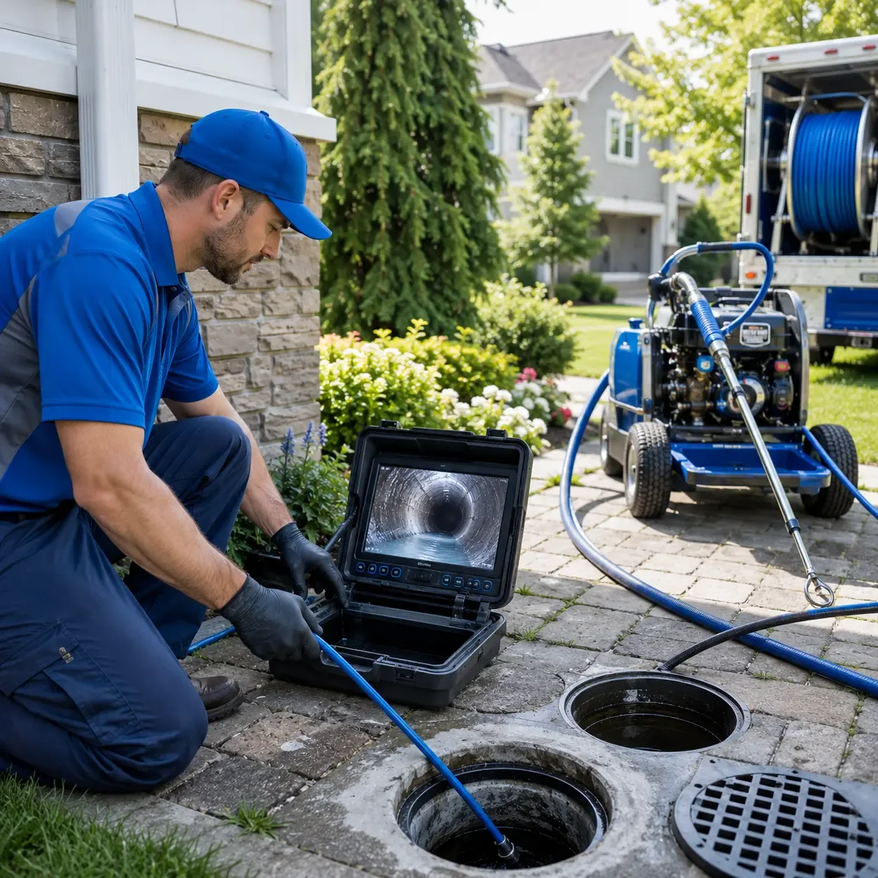 Outdoor drain cleaning professionals serving Brandon, MS